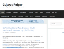 Tablet Screenshot of gujaratrojgar.org